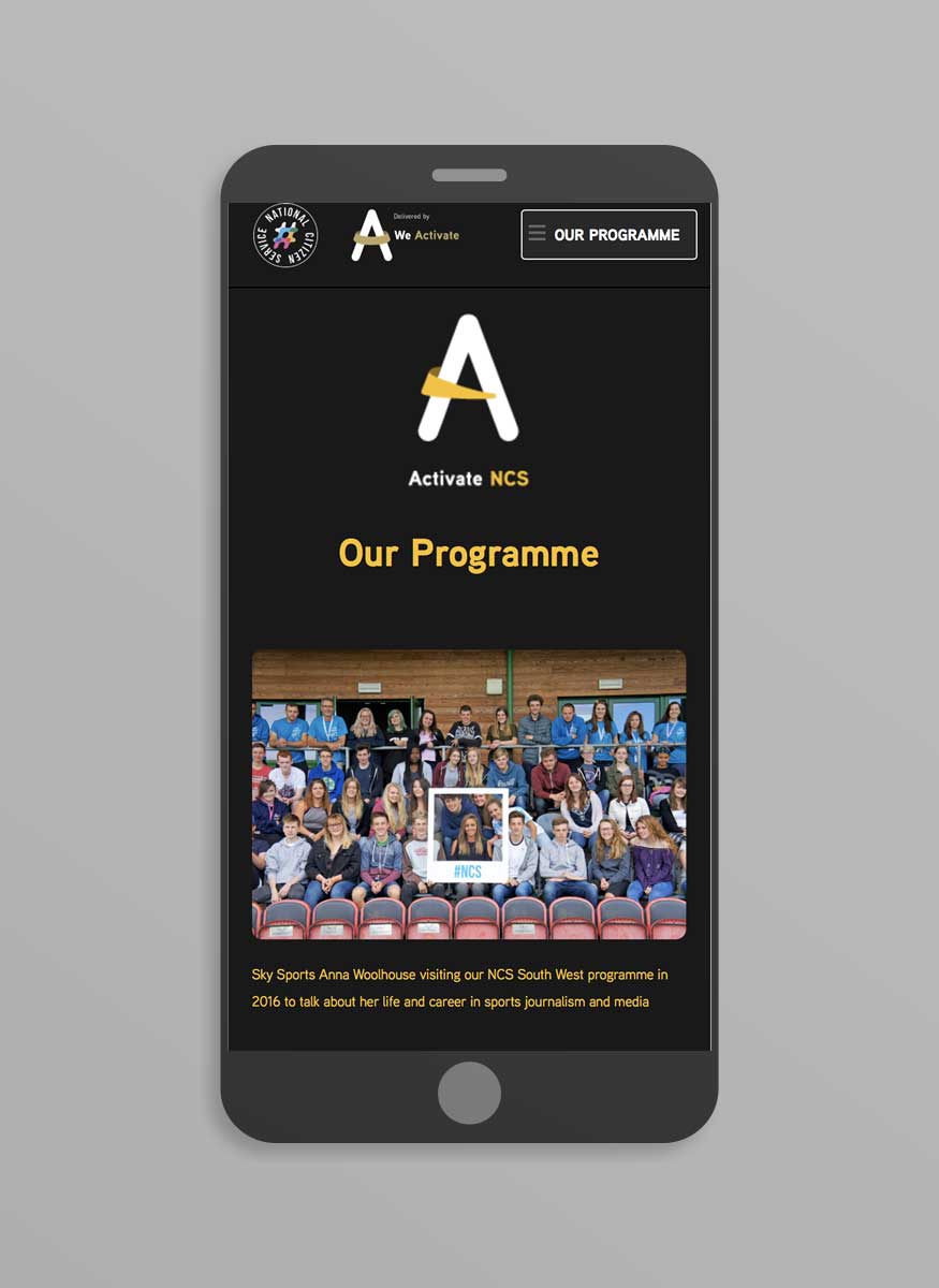 Activate NCS website | Website Design & Development