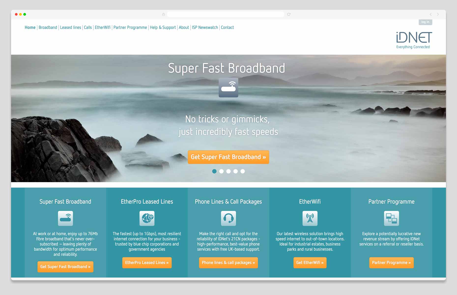 IDNet website | Website Design & Development