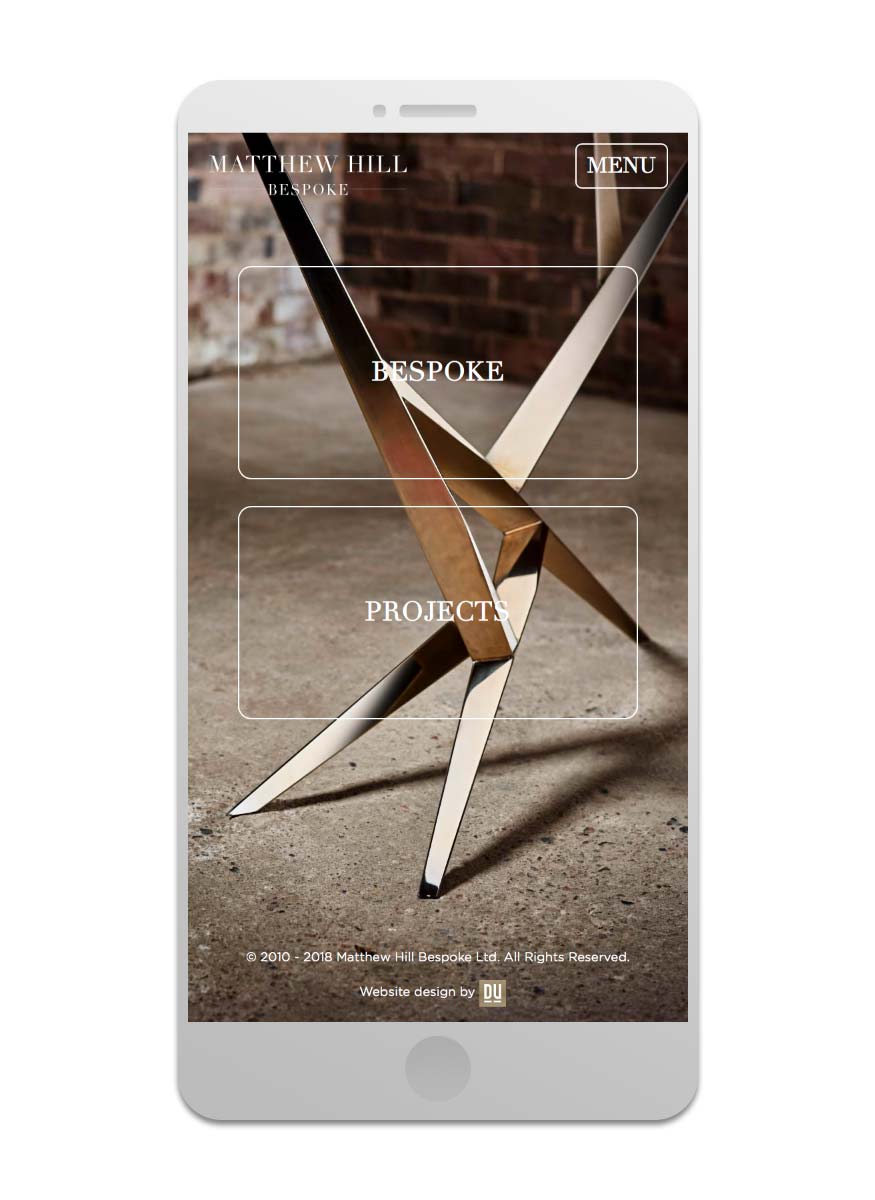 Matthew Hill Bespoke website | Website Design & Development